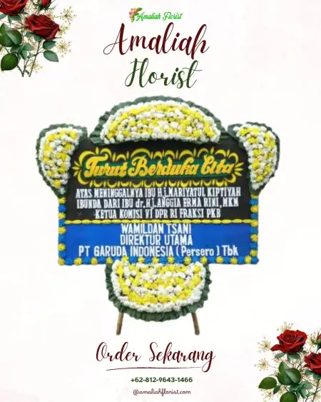 Papan Bunga Duka Venue Wedding Cibinong