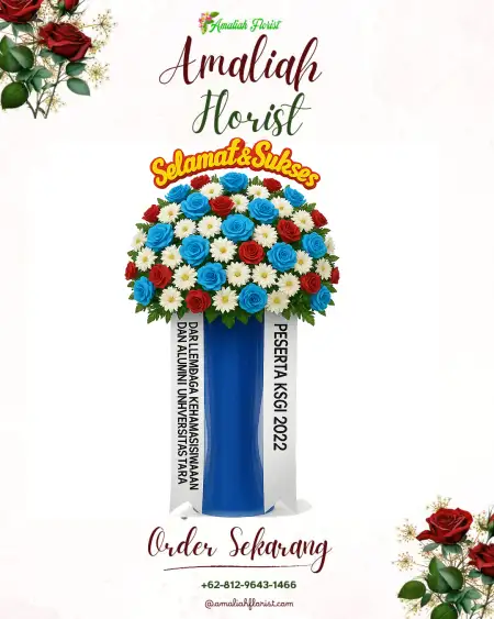 Standing Flowers Venue Wedding Cibinong
